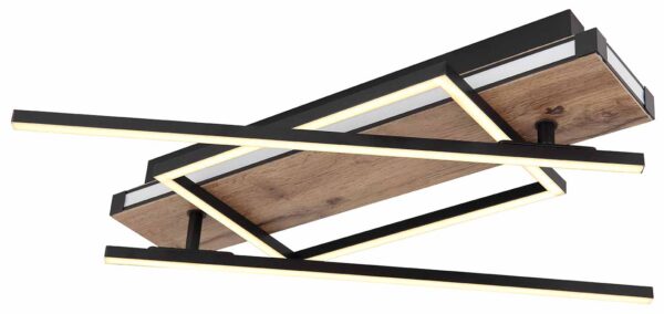 Globo Colli plafonniere – Ingebouwd (LED) – Zwart - Image 4