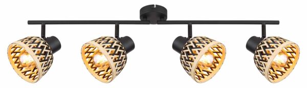 Globo Colly spot – LED + E27 – Zwart