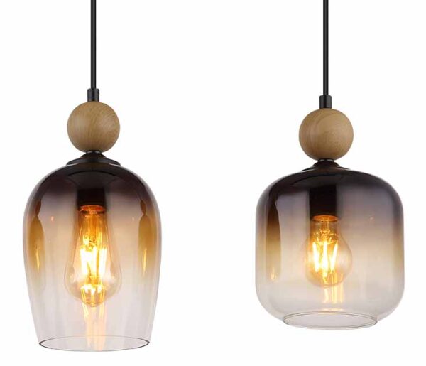 Globo Commy hanglamp – E27 (grote fitting) – Zwart - Image 3