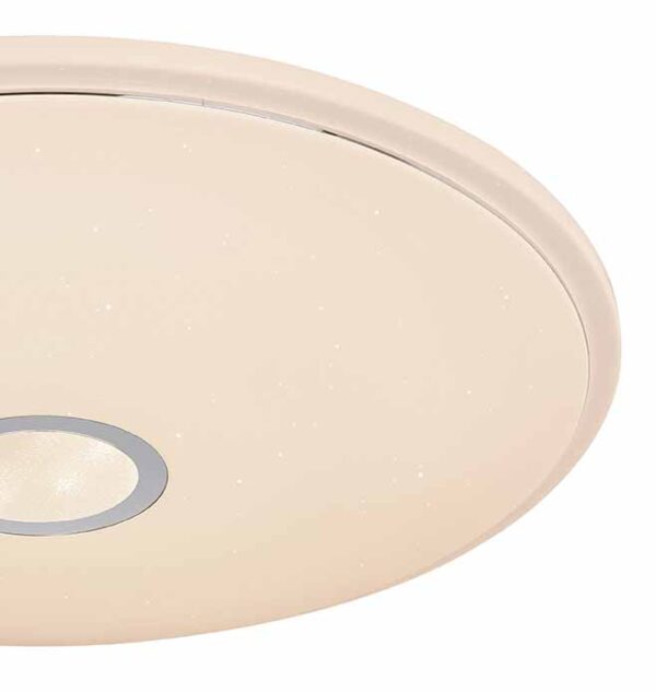 Globo Connor plafonniere – ø 50 cm – Ingebouwd (LED) – Wit - Image 4
