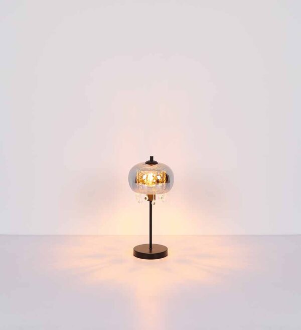 Globo Corry hanglamp – ø 21 cm – LED + E27 – Zwart - Image 4