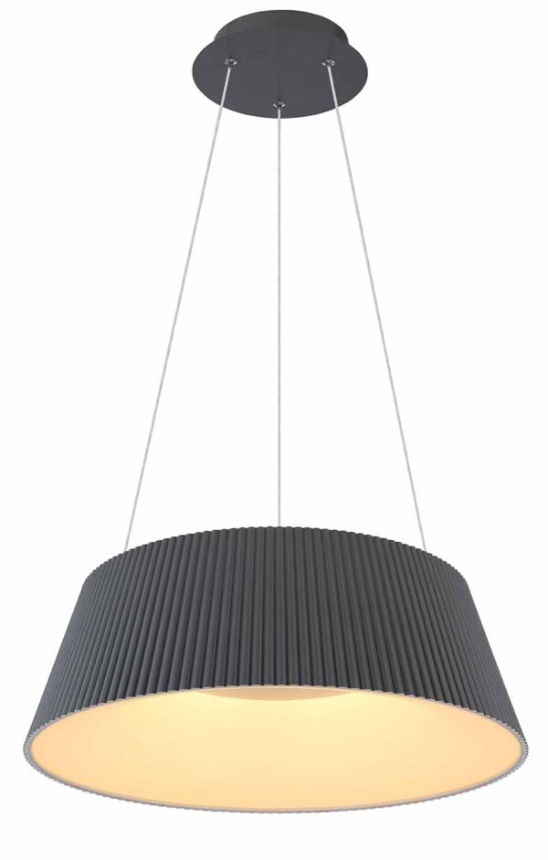 Globo Crotone hanglamp – ø 46 cm – Ingebouwd (LED) – Antraciet - Image 3