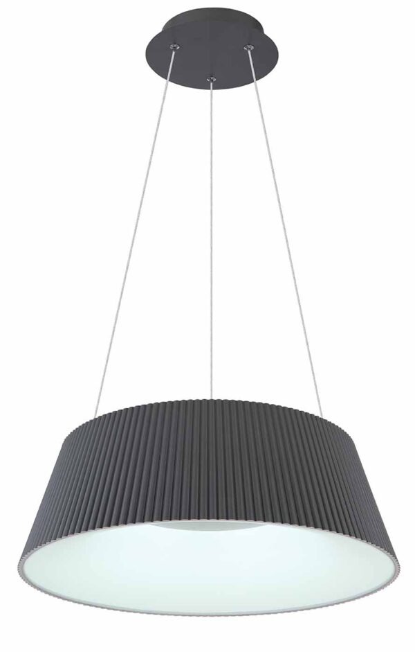 Globo Crotone hanglamp – ø 46 cm – Ingebouwd (LED) – Antraciet - Image 4