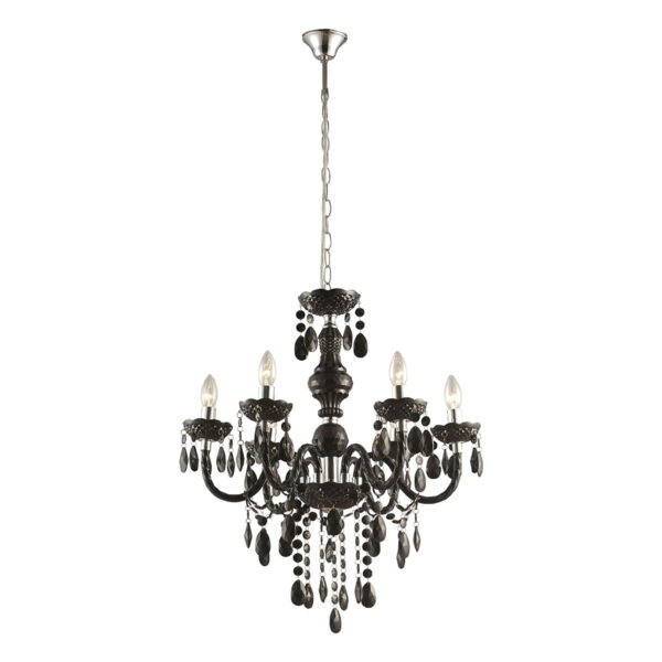 Globo Cuimbra i hanglamp – ø 67 cm – E14 (kleine fitting) – Chroom