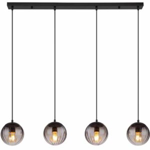 Globo Dallerta hanglamp – E27 (grote fitting) – Zwart