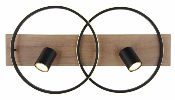 Globo Danny plafonniere – Ingebouwd (LED) – Zwart - Image 3