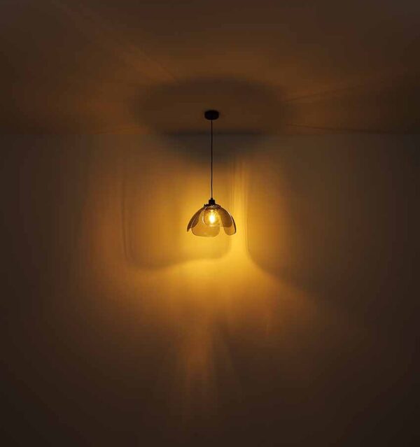 Globo Dawar hanglamp – ø 34 cm – E27 (grote fitting) – Zwart - Image 4