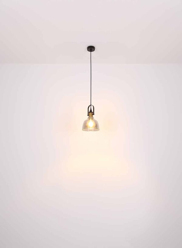 Globo Dorothea hanglamp – ø 30 cm – E27 (grote fitting) – Zwart - Image 4
