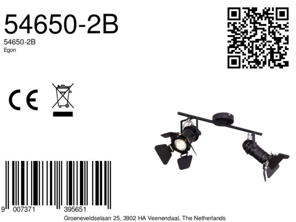 Globo Egon spot – GU10 – Zwart - Image 5