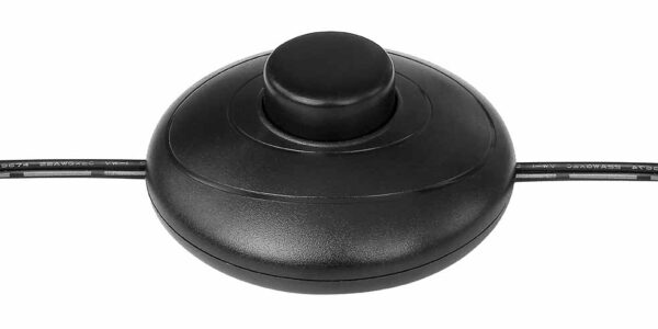 Globo Egon vloerlamp – ø 80 cm – E27 (grote fitting) – Zwart - Image 3