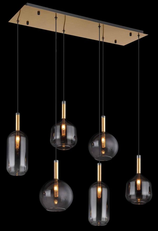 Globo Elisabeth hanglamp – G9 – Messing - Image 4