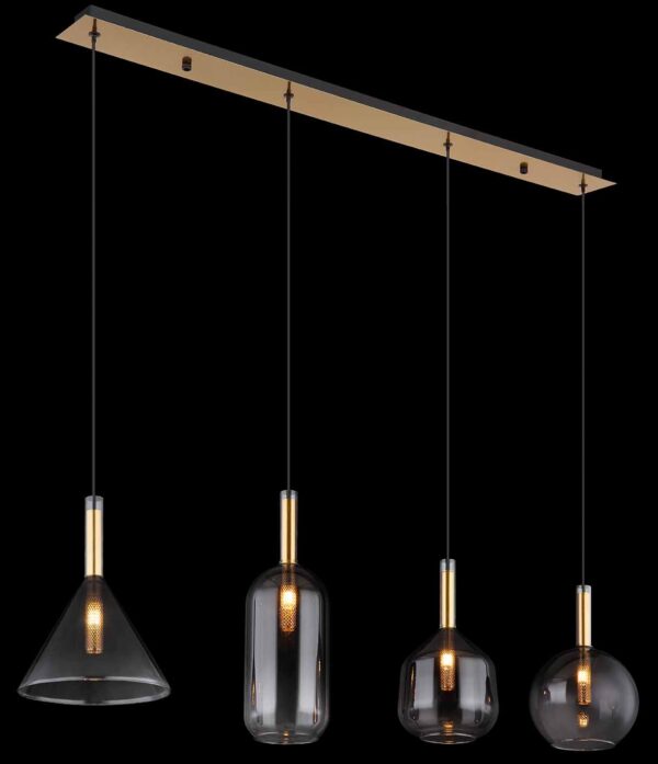 Globo Elisabeth hanglamp – G9 – Messing - Image 4