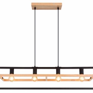 Globo Erica hanglamp – E27 (grote fitting) – Bruin