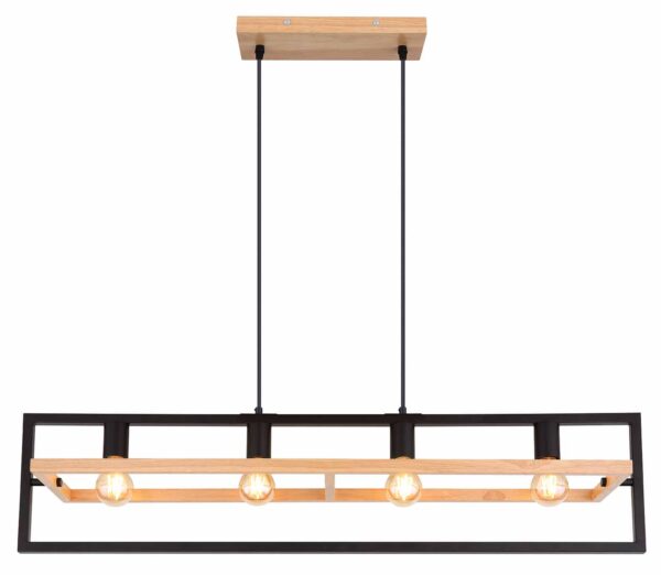 Globo Erica hanglamp – E27 (grote fitting) – Bruin