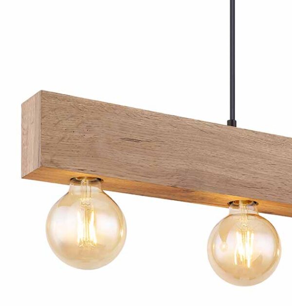 Globo Erna hanglamp – E27 (grote fitting) – Zwart - Image 3