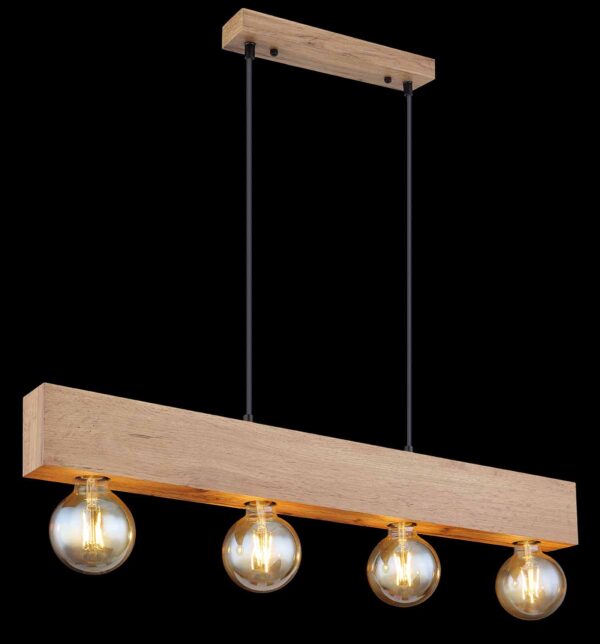 Globo Erna hanglamp – E27 (grote fitting) – Zwart - Image 4
