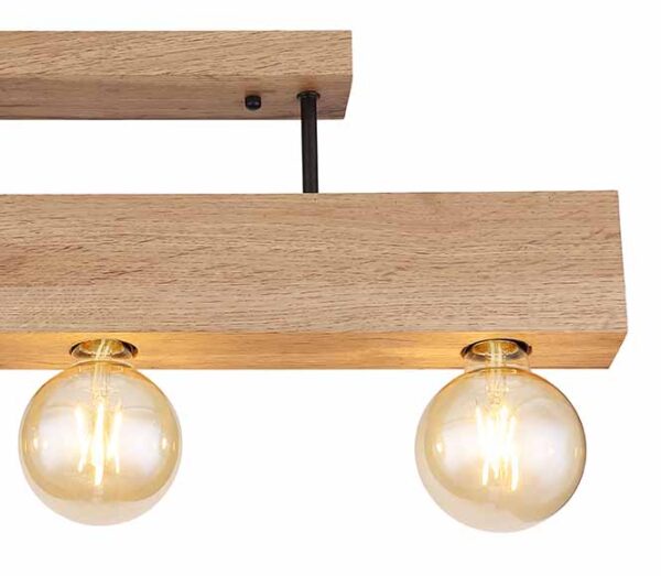 Globo Erna plafonniere – E27 (grote fitting) – Zwart - Image 3