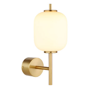Globo Ewald wandlamp – Ingebouwd (LED) – Messing