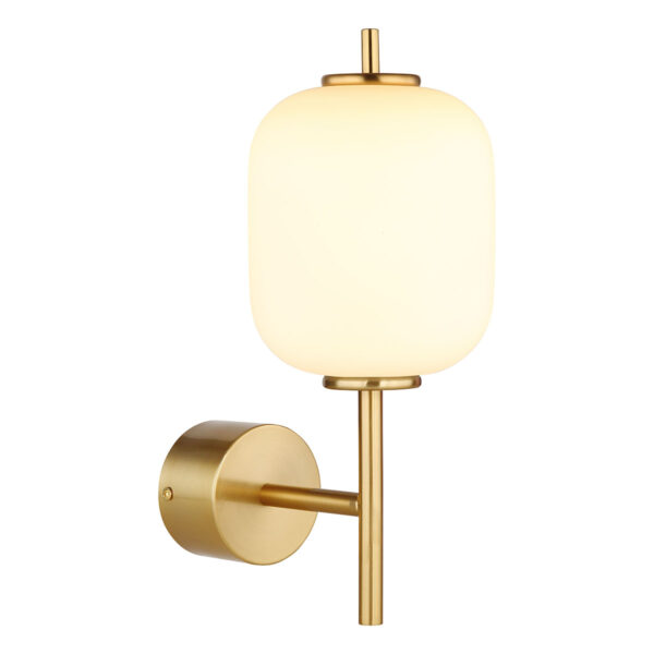 Globo Ewald wandlamp – Ingebouwd (LED) – Messing