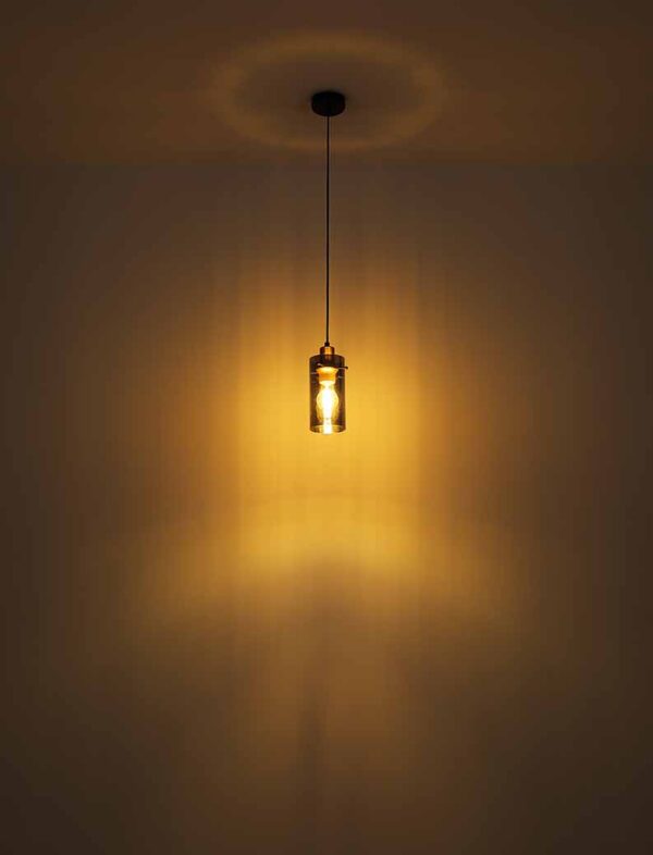 Globo Fanni hanglamp – E27 (grote fitting) – Zwart - Image 4