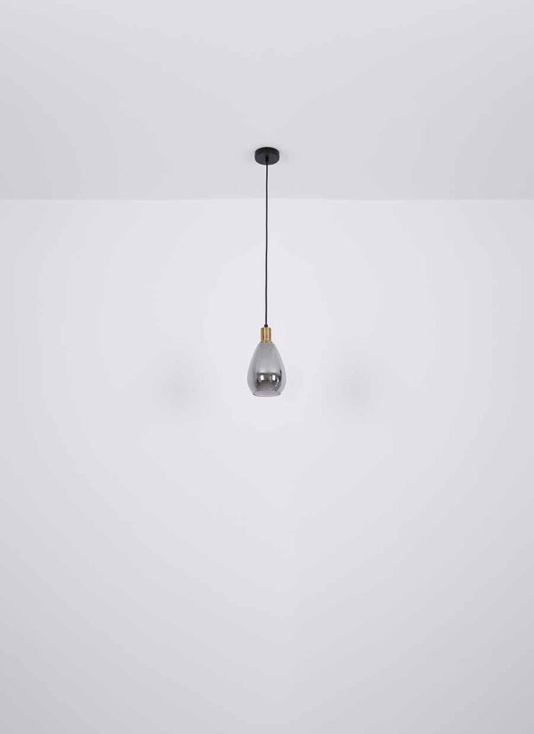 Globo Fanni plafonniere – ø 38 cm – E27 (grote fitting) – Zwart - Image 4