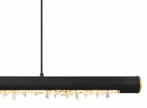 Globo Felicitas hanglamp – Ingebouwd (LED) – Zwart - Image 3
