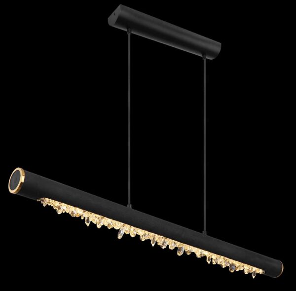 Globo Felicitas hanglamp – Ingebouwd (LED) – Zwart - Image 4
