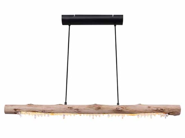Globo Felicitas hanglamp – Ingebouwd (LED) – Zwart