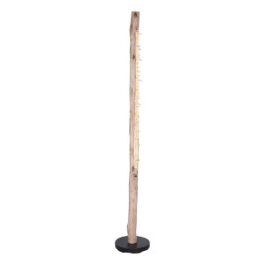 Globo Felicitas vloerlamp – ø 23 cm – Ingebouwd (LED) – Zwart