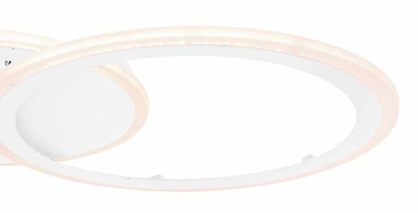 Globo Fenna plafonniere – Ingebouwd (LED) – Wit - Image 4