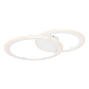 Globo Fenna plafonniere – Ingebouwd (LED) – Wit