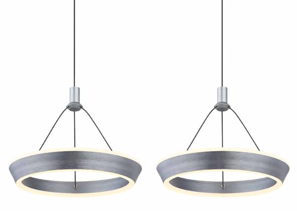 Globo Ferra hanglamp – Ingebouwd (LED) – Grijs - Image 3