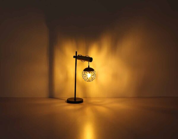 Globo Fitz hanglamp – ø 35 cm – LED + E27 – Zwart - Image 4