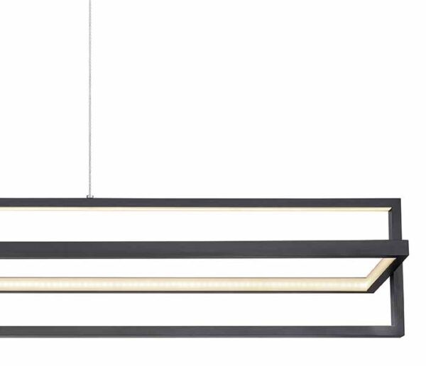 Globo Flips hanglamp – Ingebouwd (LED) – Zwart - Image 3