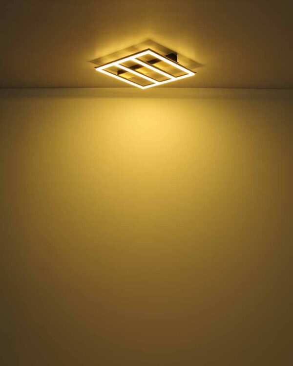 Globo Froomy plafonniere – Ingebouwd (LED) – Zwart - Image 4