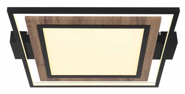 Globo Gabaldo plafonniere – Ingebouwd (LED) – Zwart