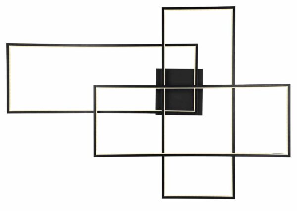 Globo Gabriel plafonniere – Ingebouwd (LED) – Zwart - Image 3
