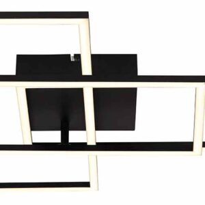 Globo Gabriel plafonniere – Ingebouwd (LED) – Zwart