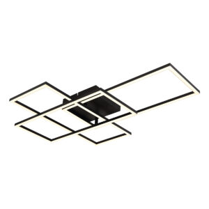 Globo Gabriel plafonniere – Ingebouwd (LED) – Zwart