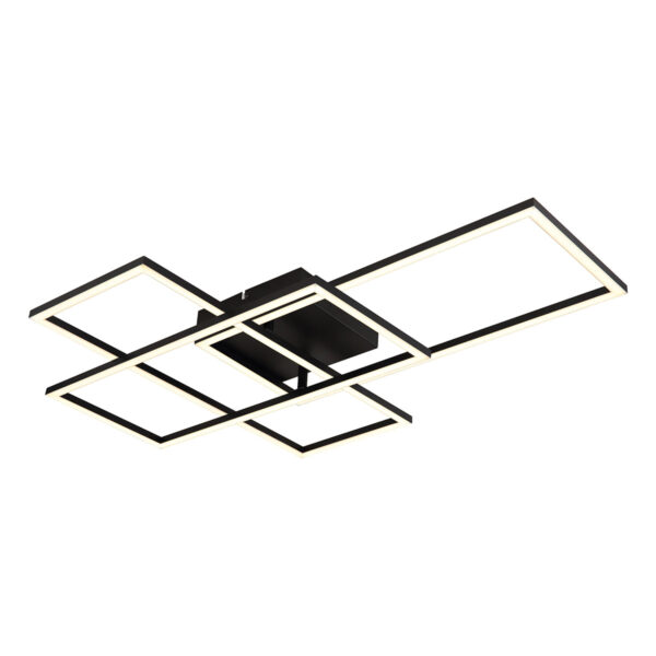 Globo Gabriel plafonniere – Ingebouwd (LED) – Zwart