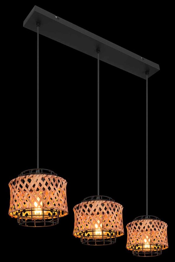 Globo Gina hanglamp – E27 (grote fitting) – Zwart - Image 4