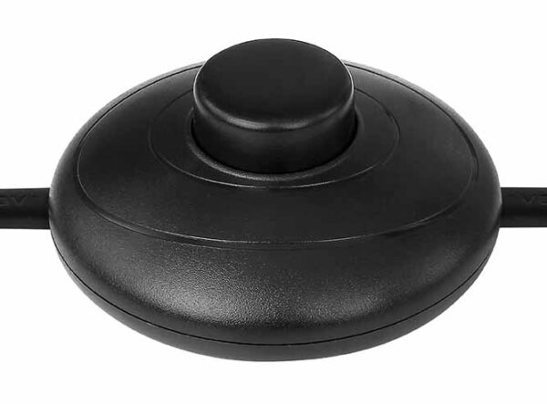 Globo Gina vloerlamp – ø 30 cm – E27 (grote fitting) – Zwart - Image 4