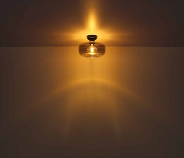 Ronde zwarte moderne hanglamp Globo Giuseppe - Image 4
