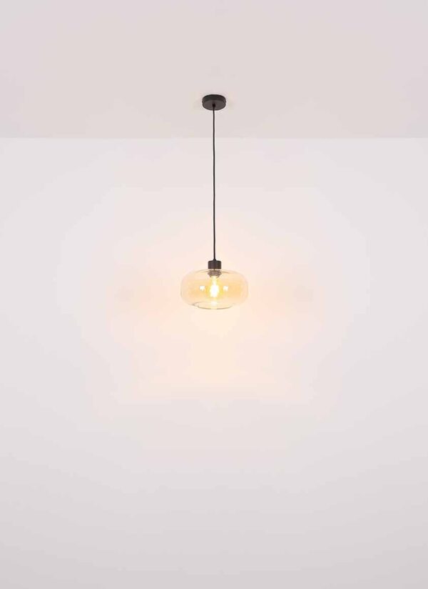 Globo Giuseppe plafonniere – ø 28 cm – E27 (grote fitting) – Zwart - Image 4