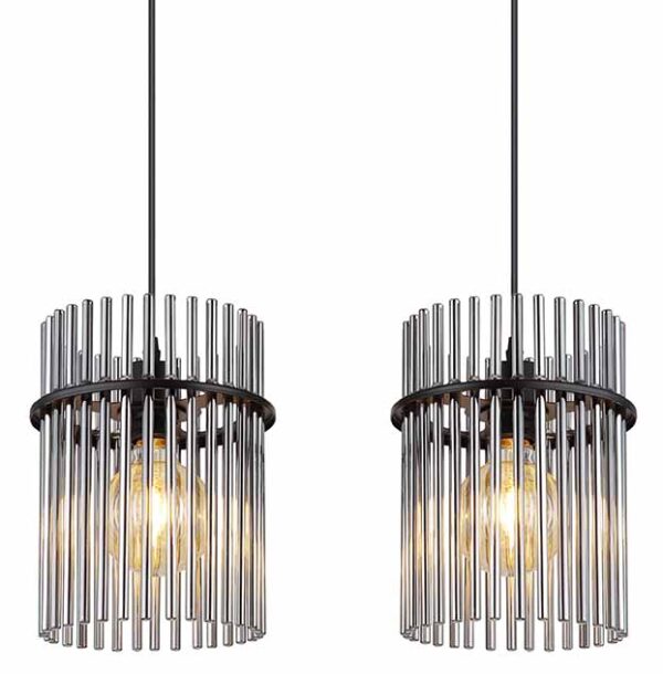 Globo Gorley hanglamp – E27 (grote fitting) – Zwart - Image 3