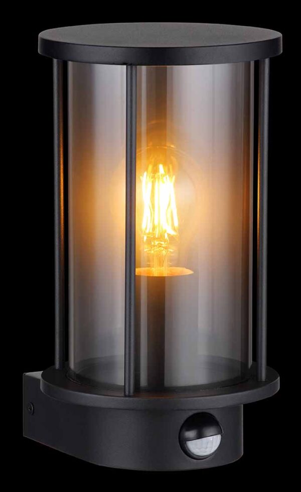 Globo Gracey wandlamp – E27 (grote fitting) – Zwart - Image 3