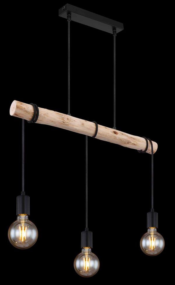 Globo Gregor hanglamp – E27 (grote fitting) – Zwart - Image 4