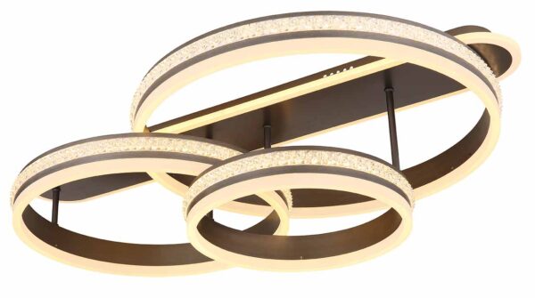 Globo Grouni plafonniere – Ingebouwd (LED) – Nikkel - Image 4