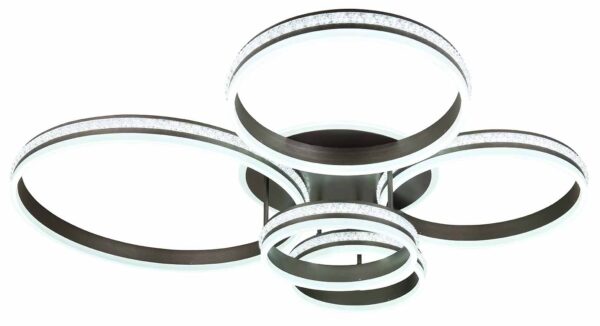 Globo Grouni plafonniere – Ingebouwd (LED) – Nikkel - Image 4