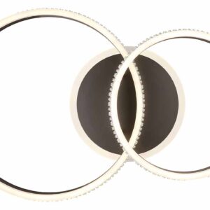 Globo Grouni plafonniere – Ingebouwd (LED) – Nikkel